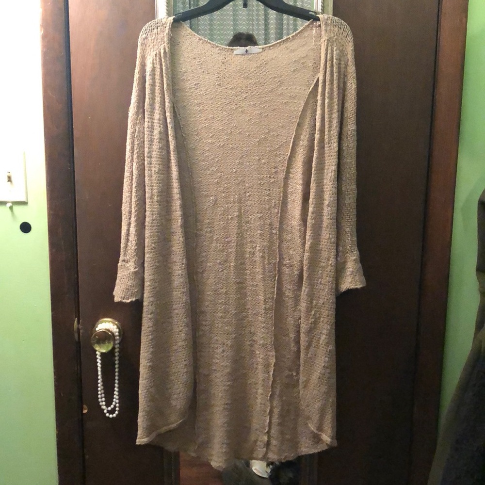 Tan Cardigan
